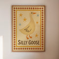 Silly Goose Folk Art Print - Quarter Circle AK Boutique