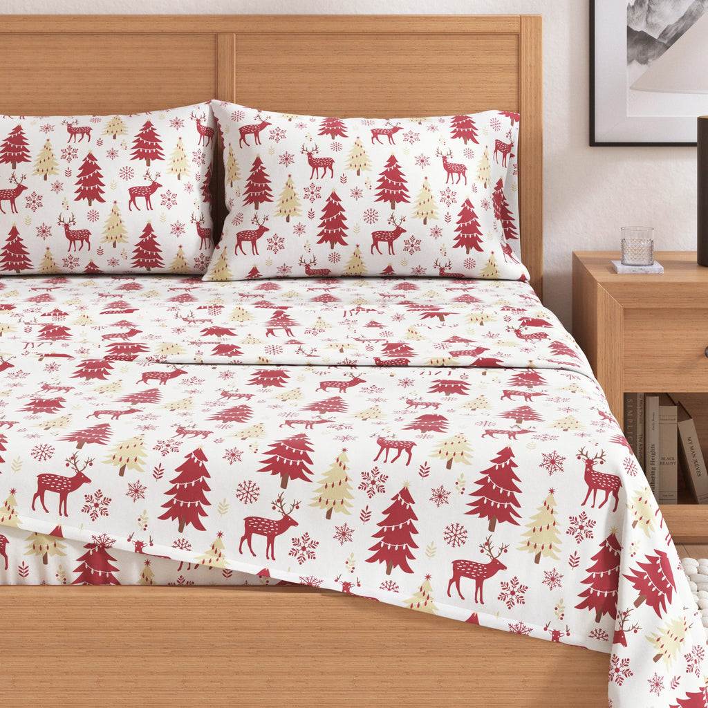 100% Turkish Cotton Flannel Sheet Sets - Boulder Collection