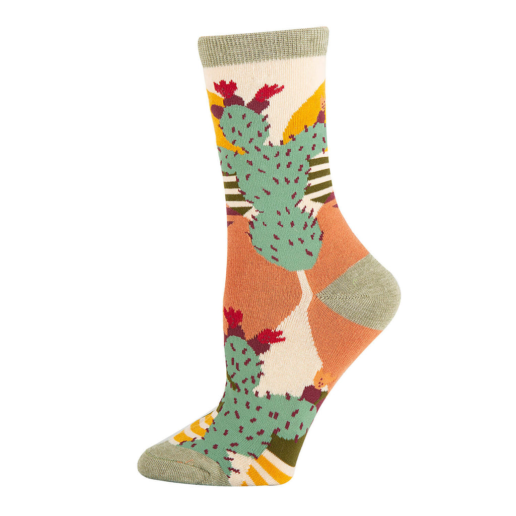 Sol De Cactus Socks - Quarter Circle AK Boutique