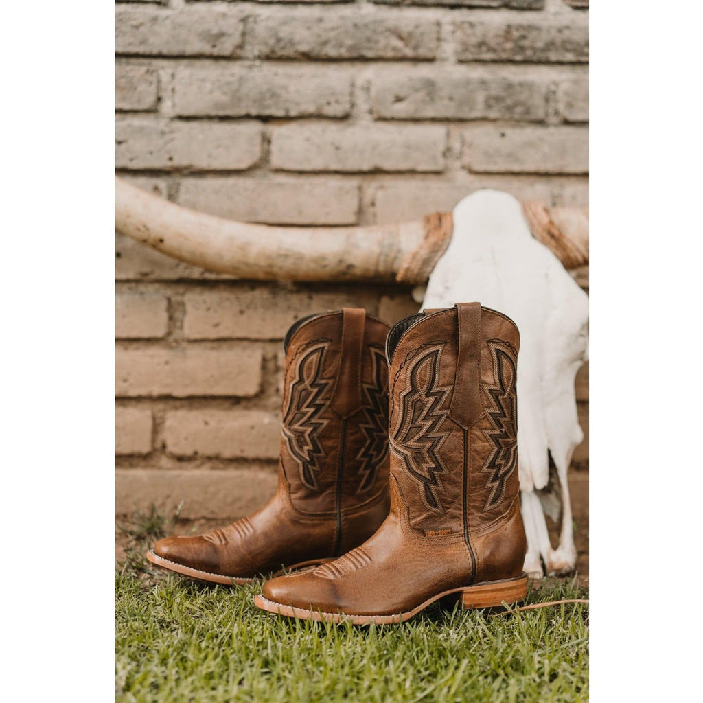 Broad Square Toe Cowboy Boots | Men's Broad Toe Boots (H50028)