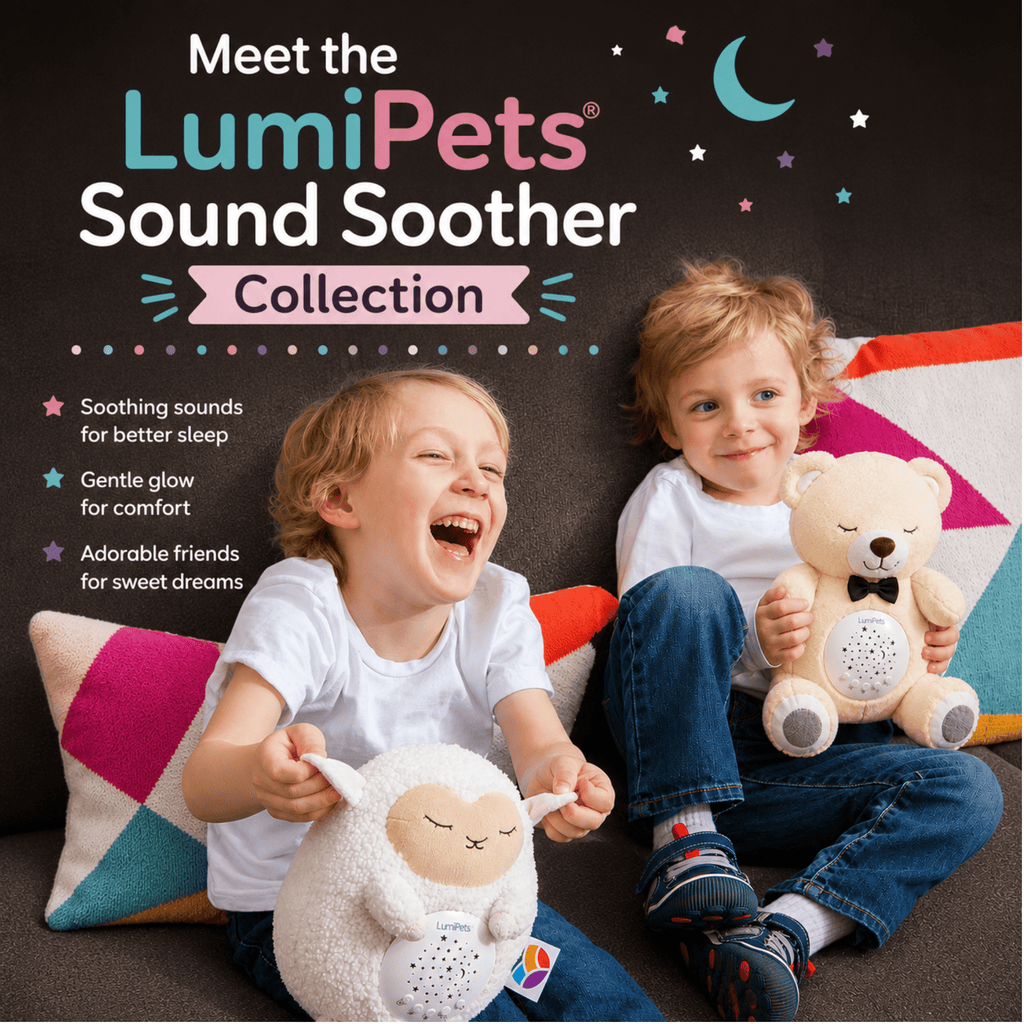Sound Soother Lamb - Nursery Sound Soother Night Light - Quarter Circle AK Boutique