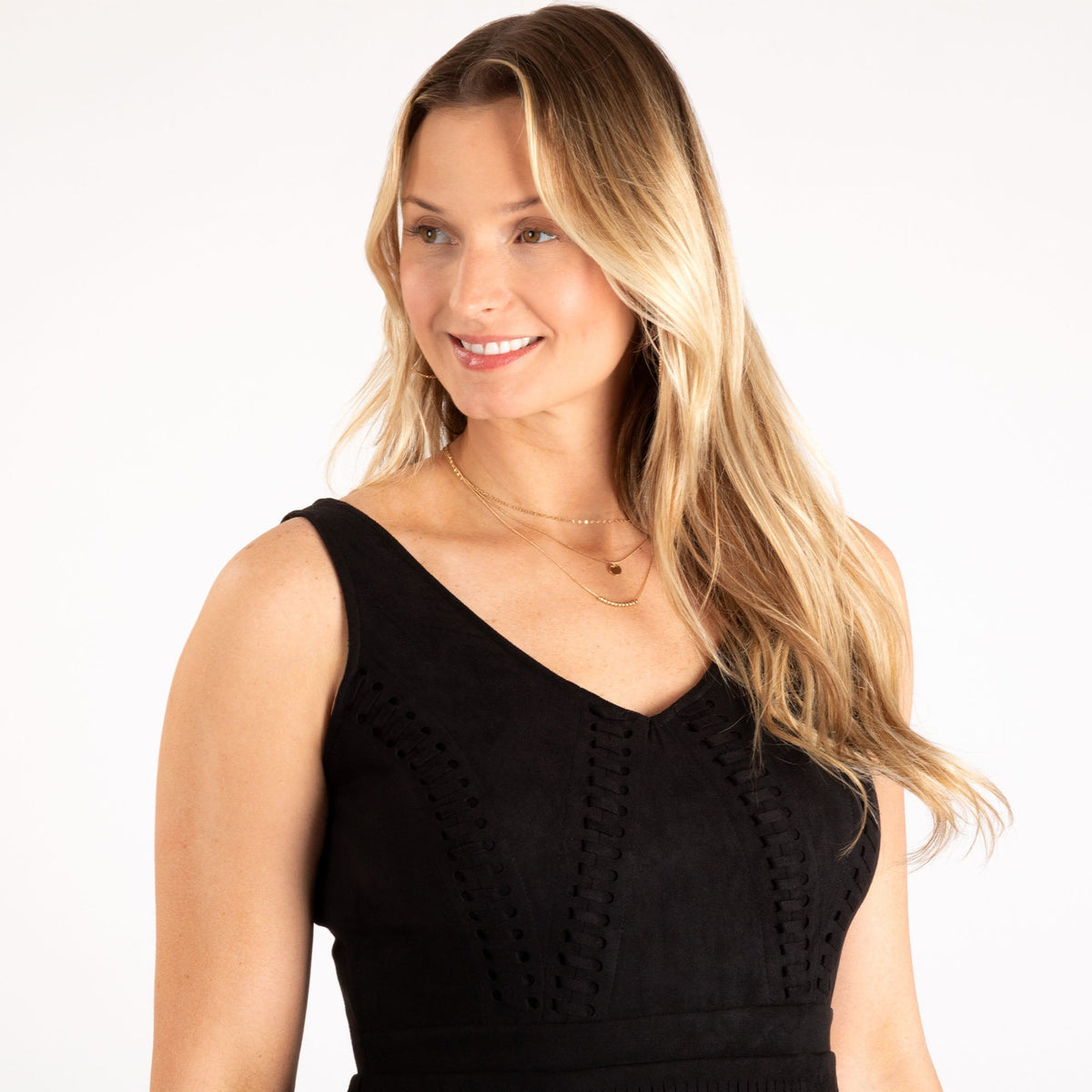 Southern Fringe Faux Suede Dress - Quarter Circle AK Boutique