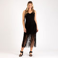 Southern Fringe Faux Suede Dress - Quarter Circle AK Boutique