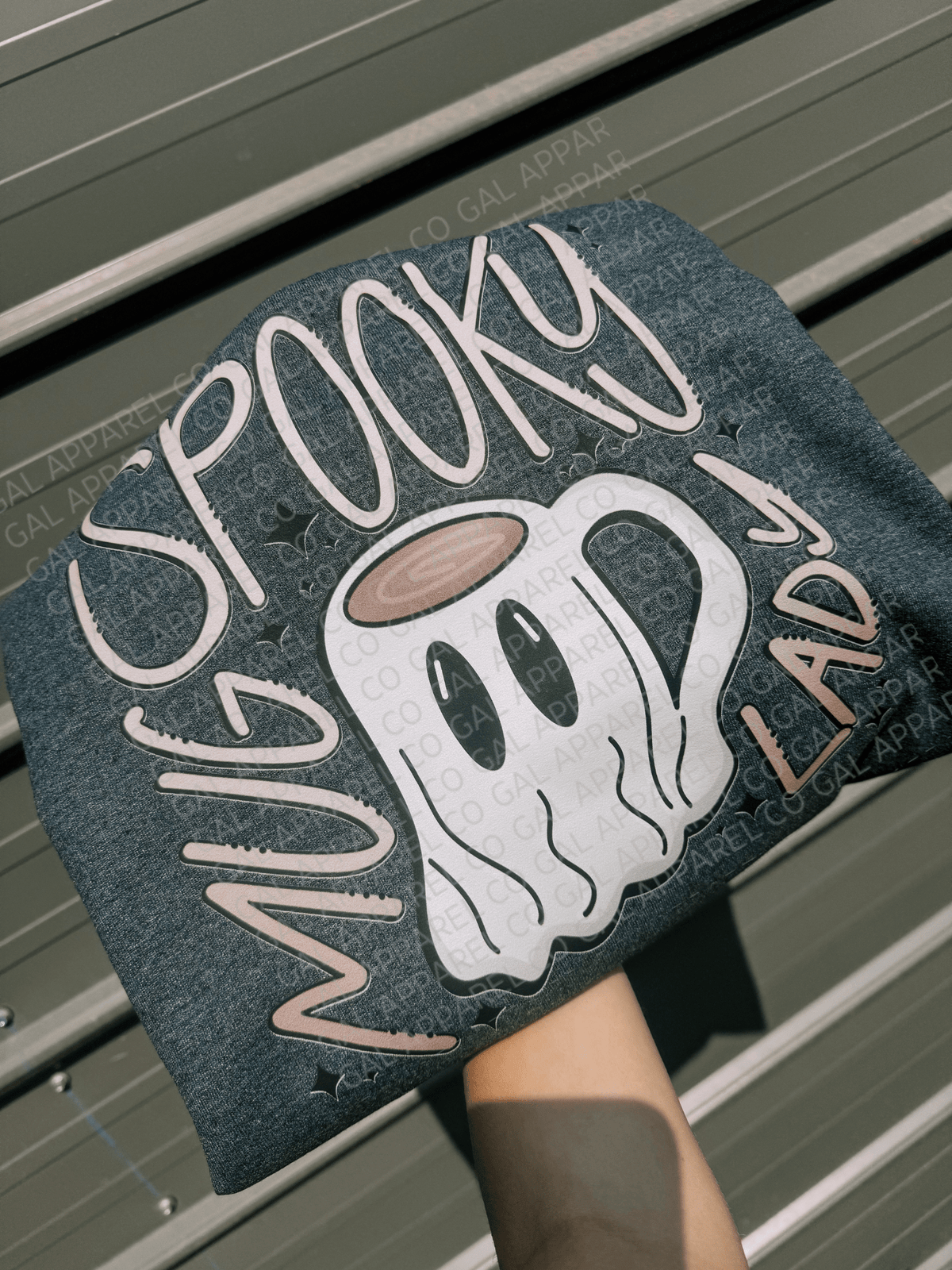 Spooky mug lady Tee or Sweatshirt - Quarter Circle AK Boutique