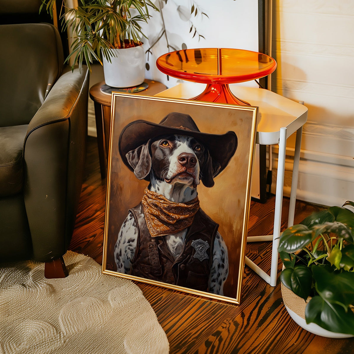 Spotted Deputy in Dusty Boots - Quarter Circle AK Boutique