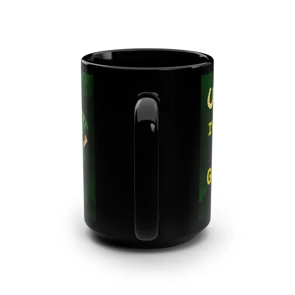 St Patrick's Day Coffee Mug, Black Coffee Cup, St Patrick's Day Gifts