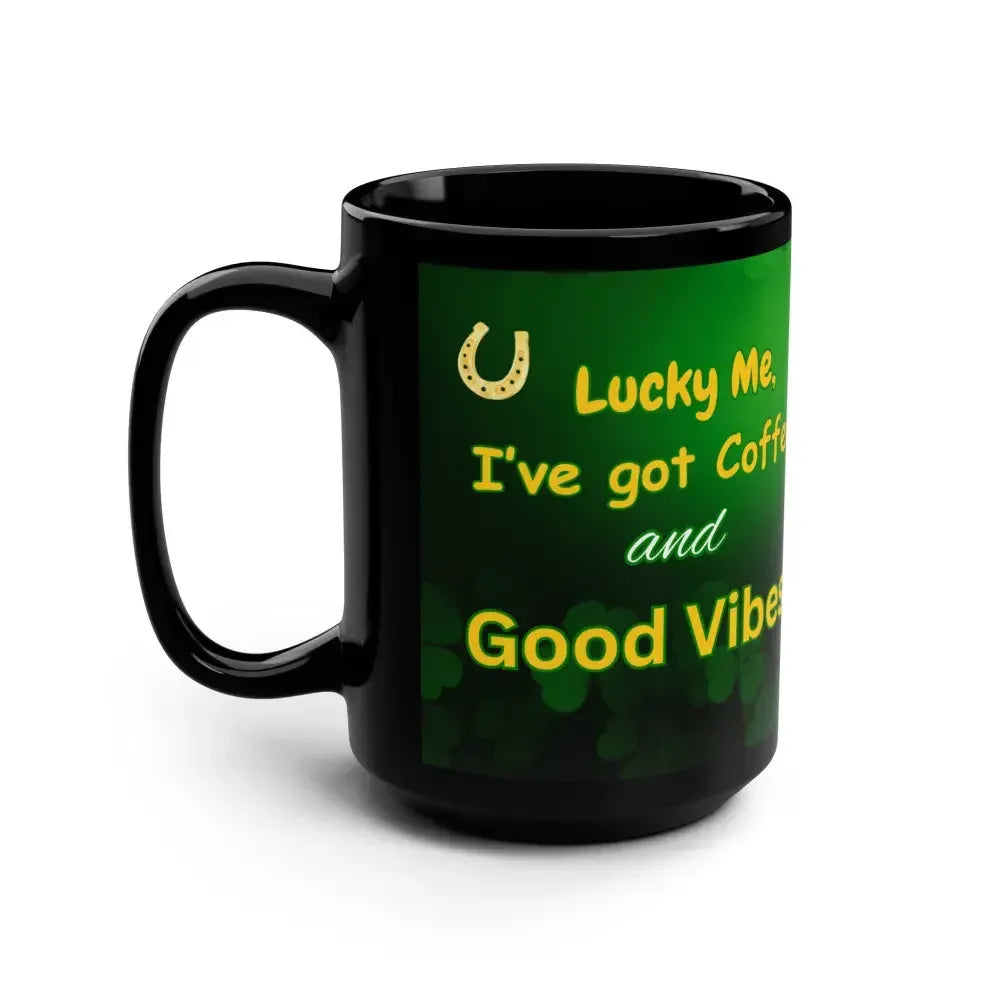 St Patrick's Day Coffee Mug, Black Coffee Cup, St Patrick's Day Gifts