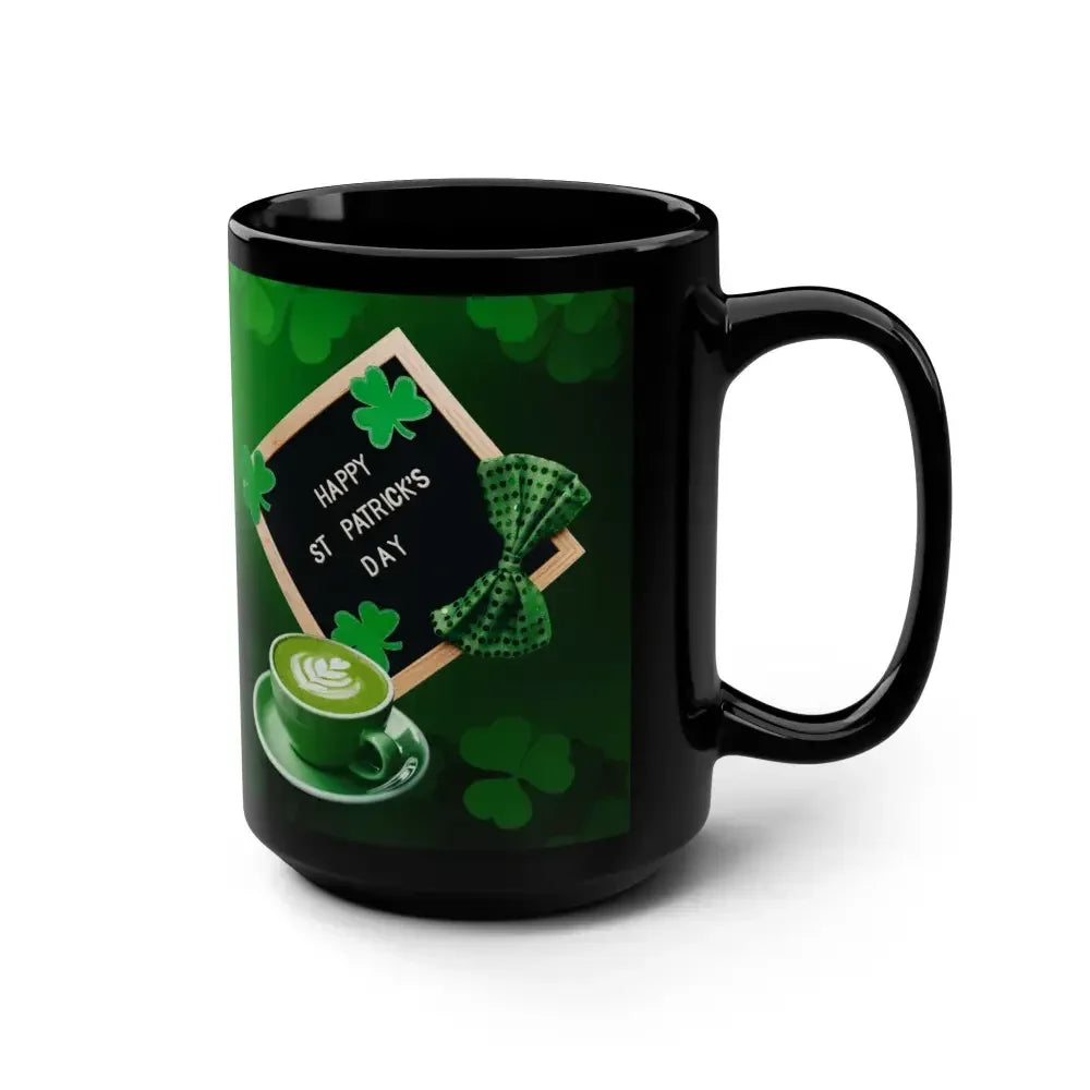 St Patrick's Day Coffee Mug, Black Coffee Cup, St Patrick's Day Gifts