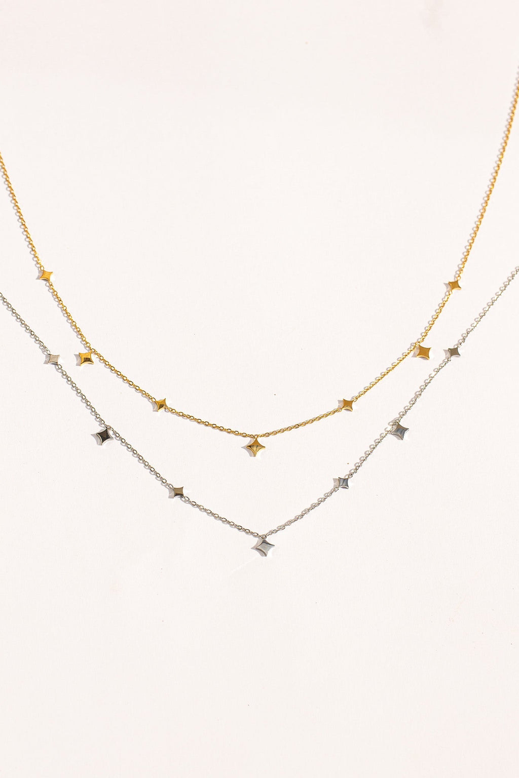 Stardust Necklace - Quarter Circle AK Boutique