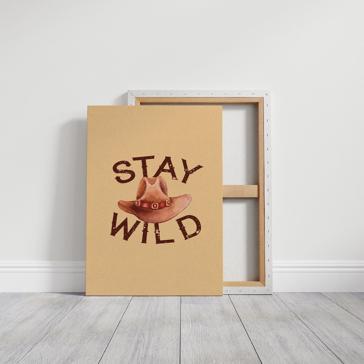 Stay Wild Cowboy Hat Print – Western Country Wall Art - Quarter Circle AK Boutique