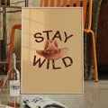 Stay Wild Cowboy Hat Print – Western Country Wall Art - Quarter Circle AK Boutique
