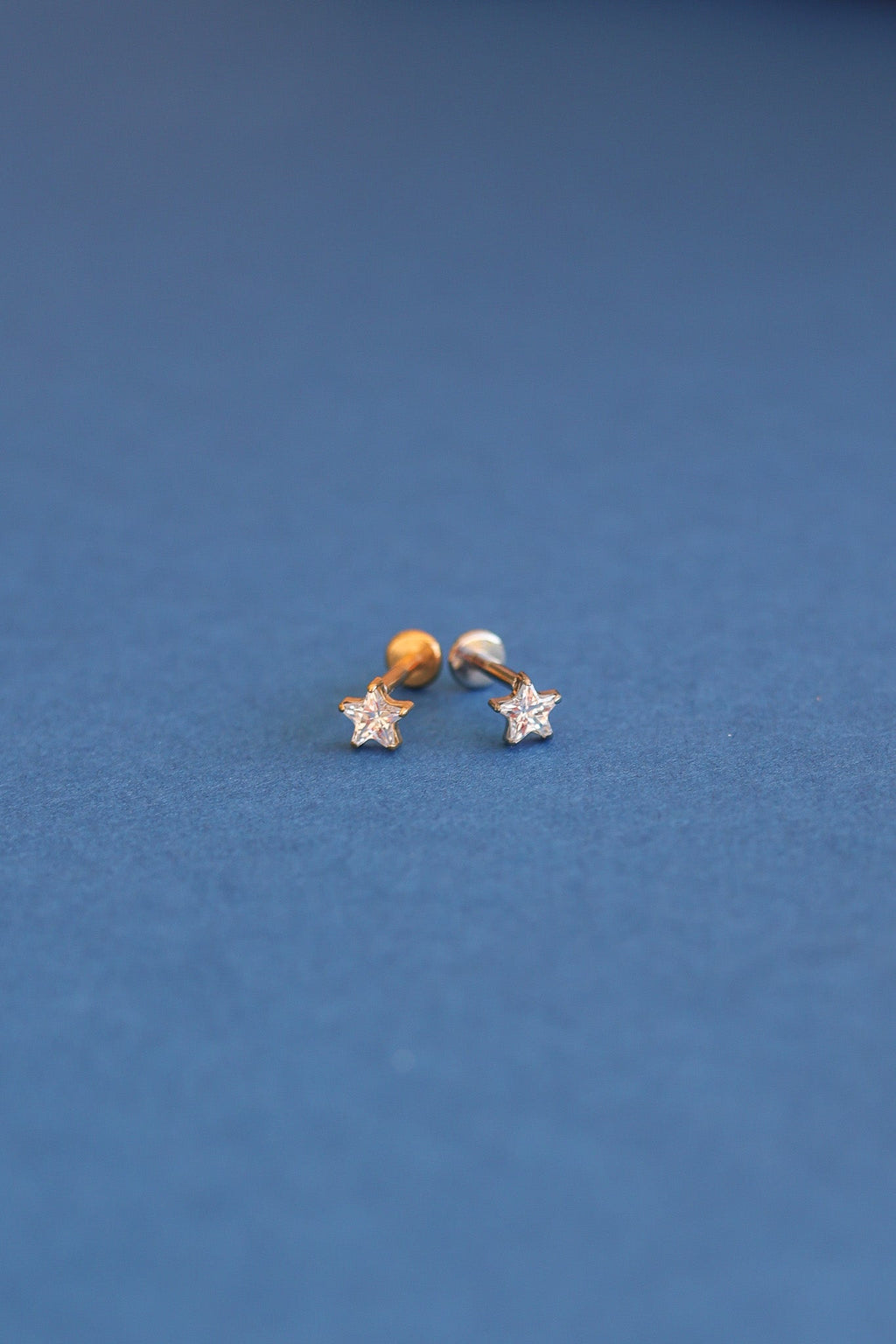 Stella Flat Back Stud - Quarter Circle AK Boutique