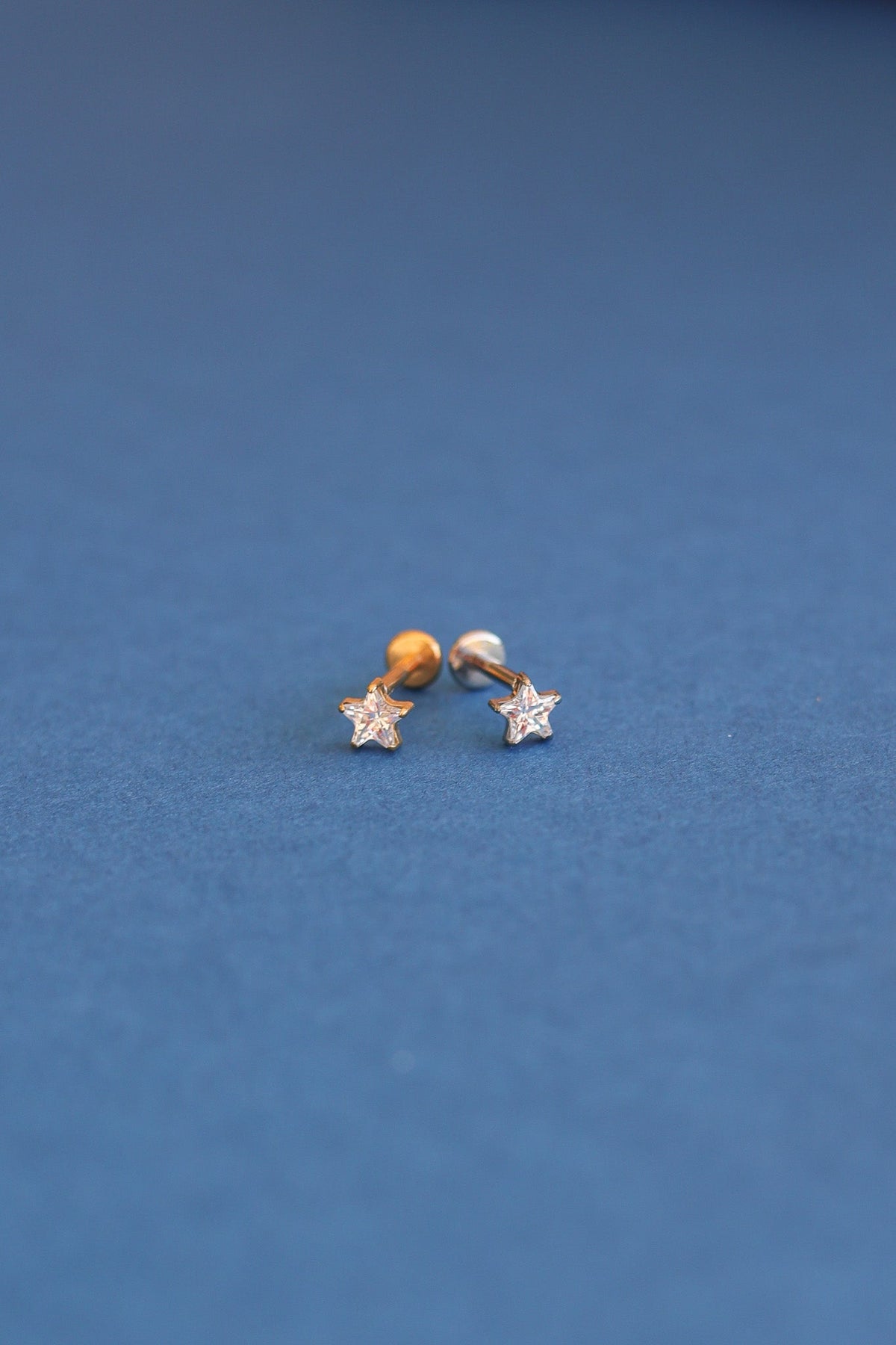 Stella Flat Back Stud - Quarter Circle AK Boutique