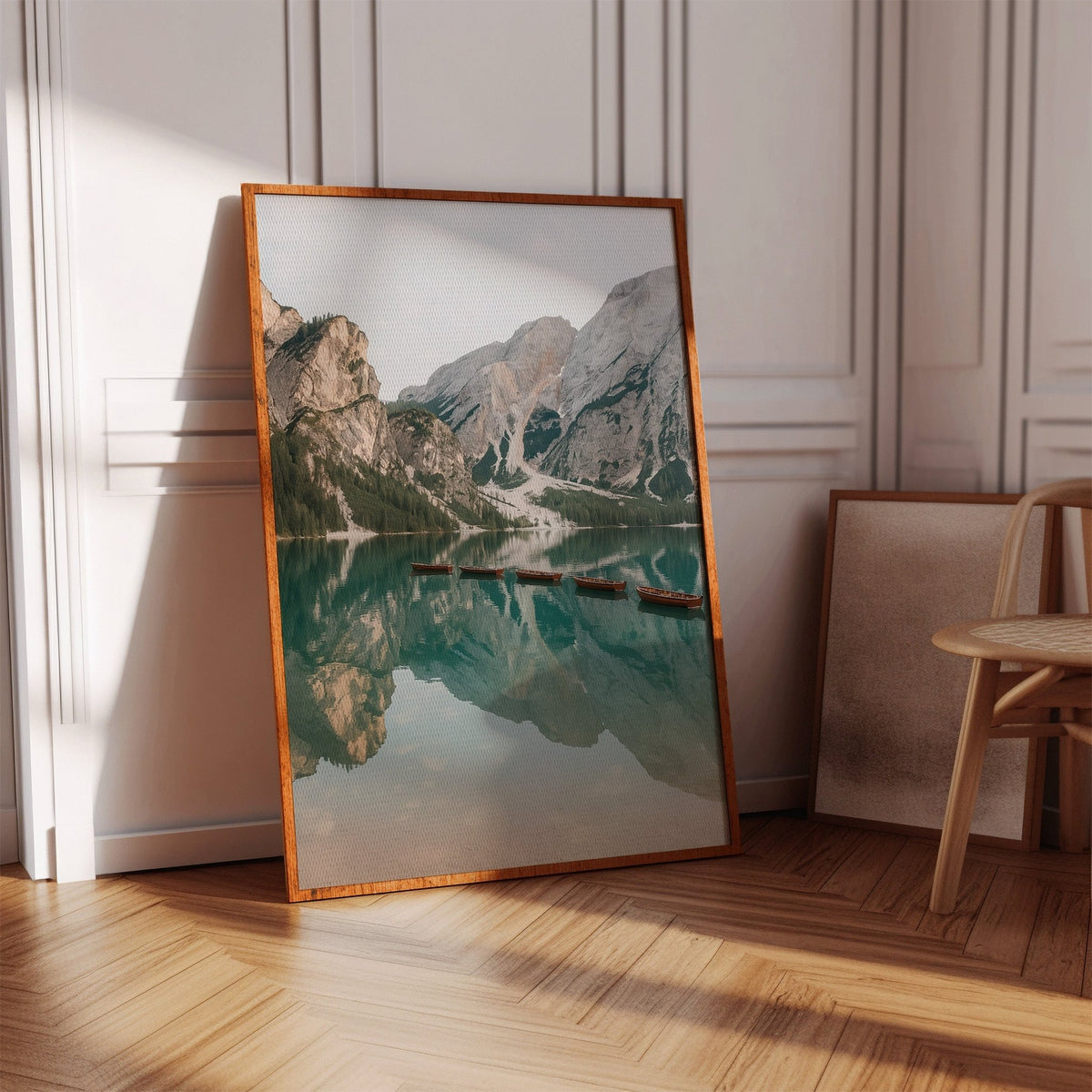 Still Waters, Silent Peaks – Tranquil Alpine Lake - Quarter Circle AK Boutique