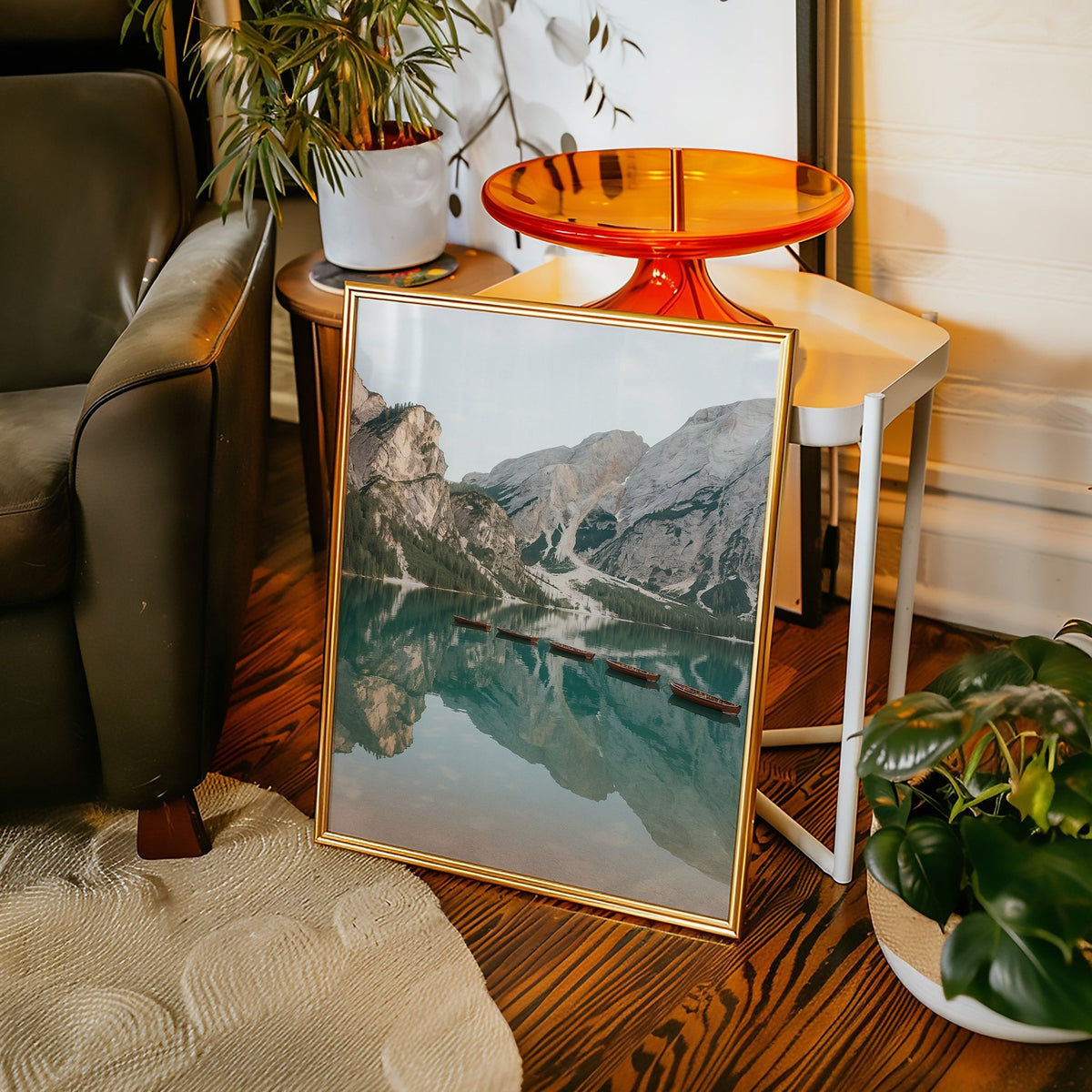 Still Waters, Silent Peaks – Tranquil Alpine Lake - Quarter Circle AK Boutique
