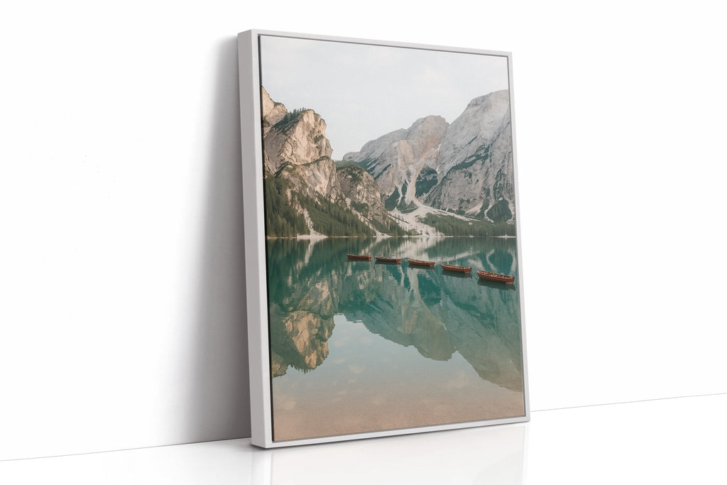 Still Waters, Silent Peaks – Tranquil Alpine Lake - Quarter Circle AK Boutique