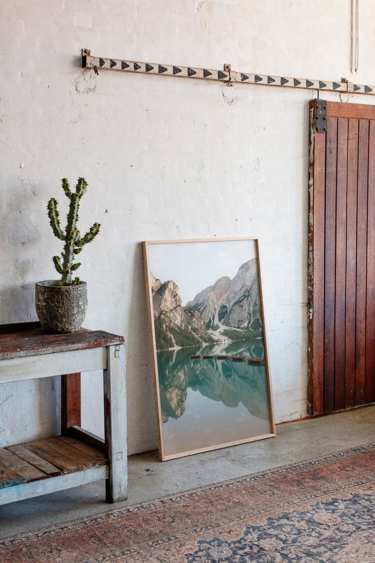 Still Waters, Silent Peaks – Tranquil Alpine Lake - Quarter Circle AK Boutique