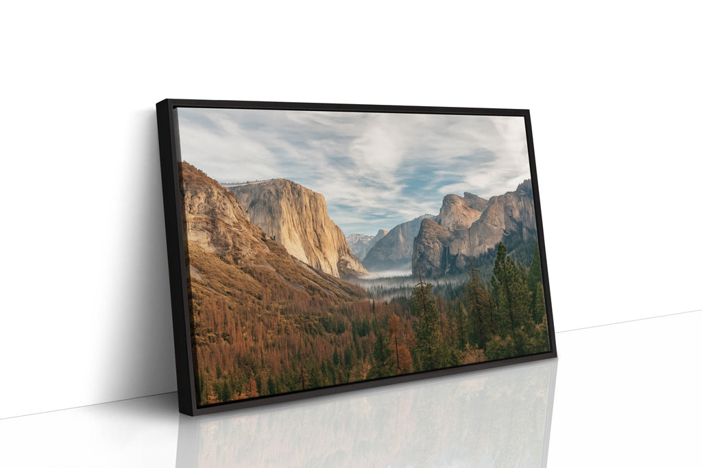 Stunning Yosemite Valley Canvas Art - Quarter Circle AK Boutique