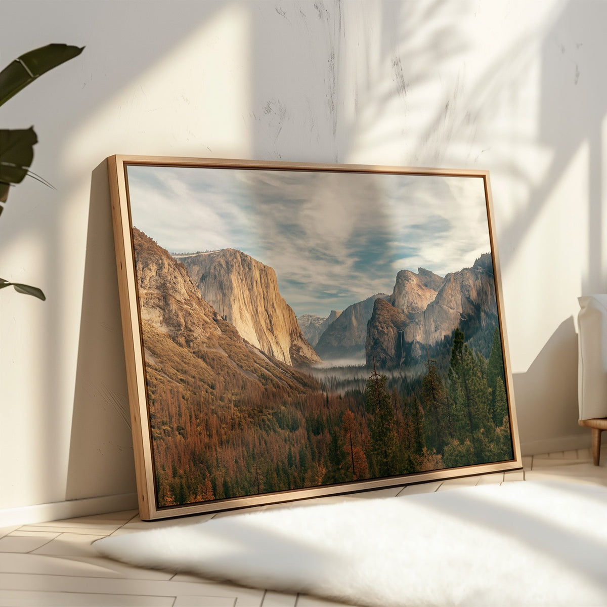 Stunning Yosemite Valley Canvas Art - Quarter Circle AK Boutique