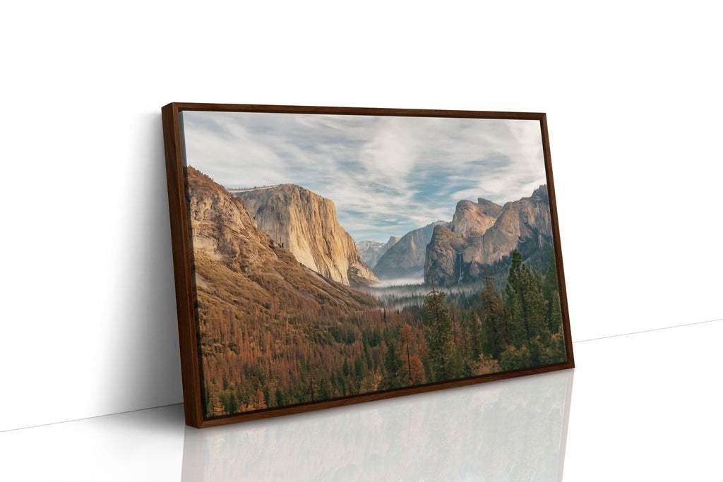Stunning Yosemite Valley Canvas Art - Quarter Circle AK Boutique