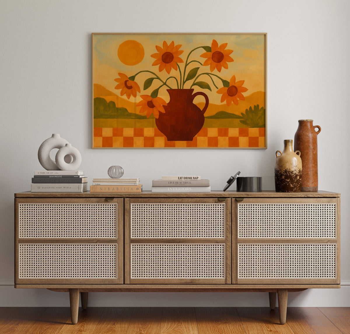 Sunflowers on a Golden Afternoon - Quarter Circle AK Boutique