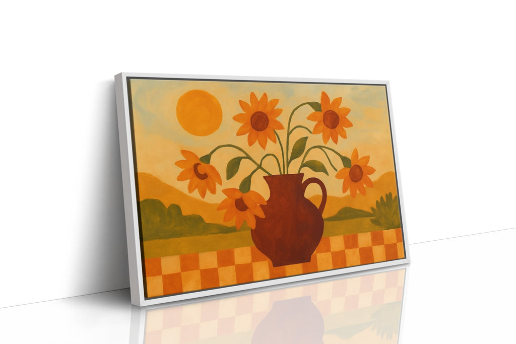 Sunflowers on a Golden Afternoon - Quarter Circle AK Boutique