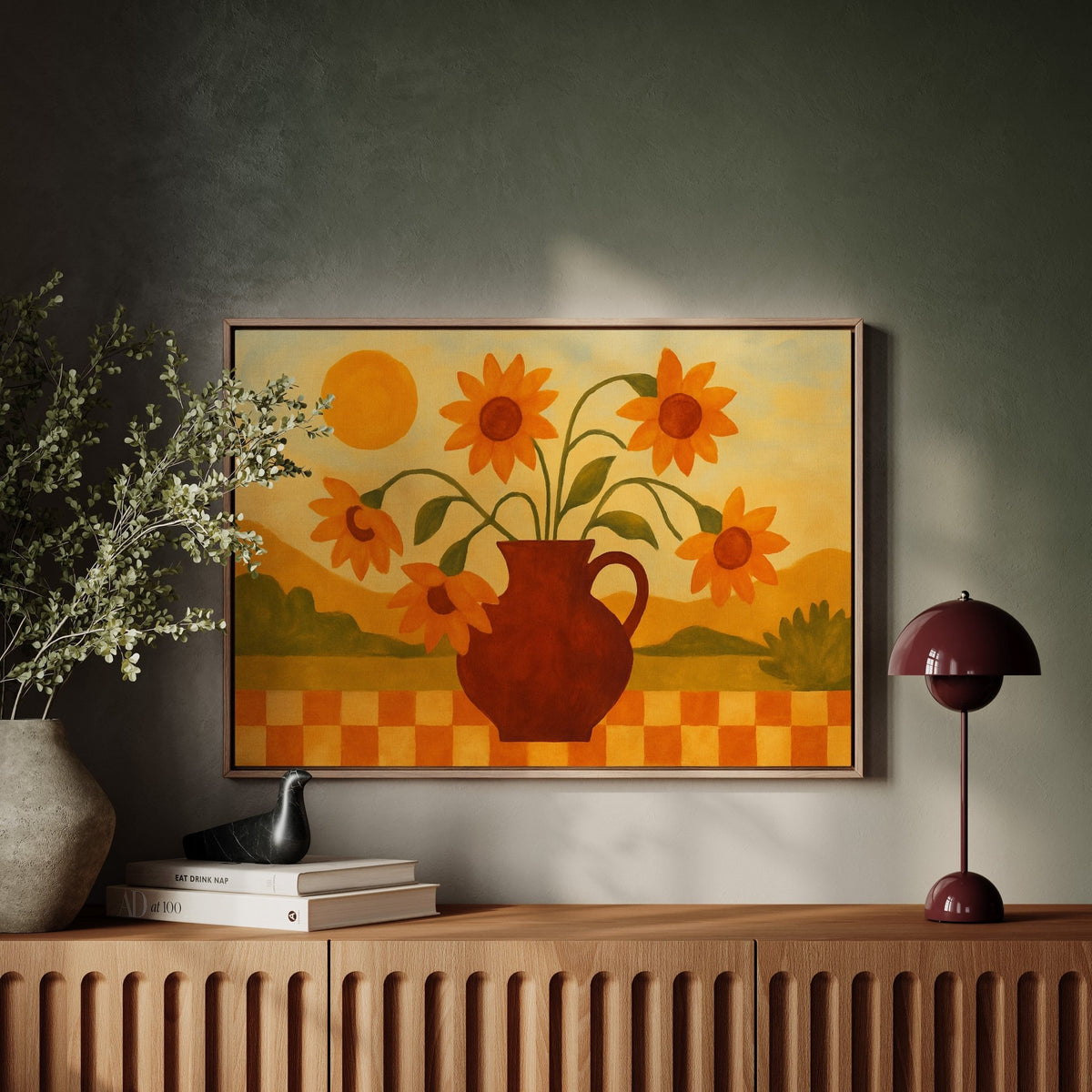Sunflowers on a Golden Afternoon - Quarter Circle AK Boutique