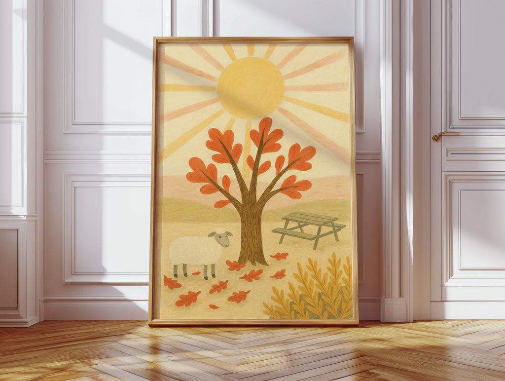 Sunny Picnic with the Little Lamb - Quarter Circle AK Boutique