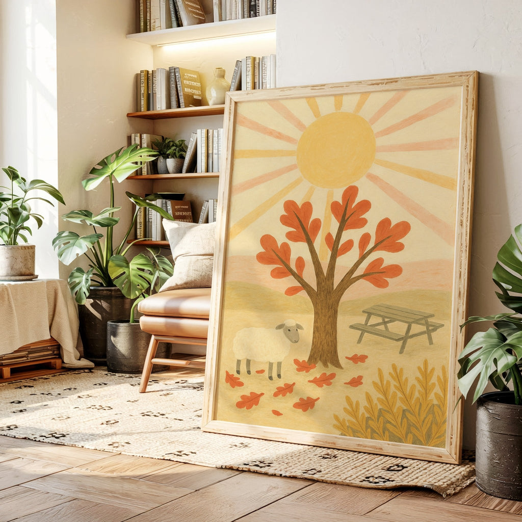 Sunny Picnic with the Little Lamb - Quarter Circle AK Boutique