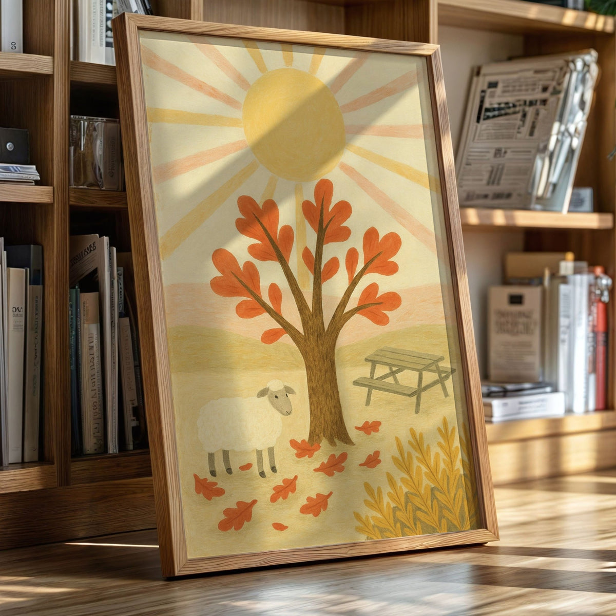 Sunny Picnic with the Little Lamb - Quarter Circle AK Boutique
