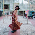 Surplus Sale Aanya Adjustable Long Kaftan Dress - Quarter Circle AK Boutique