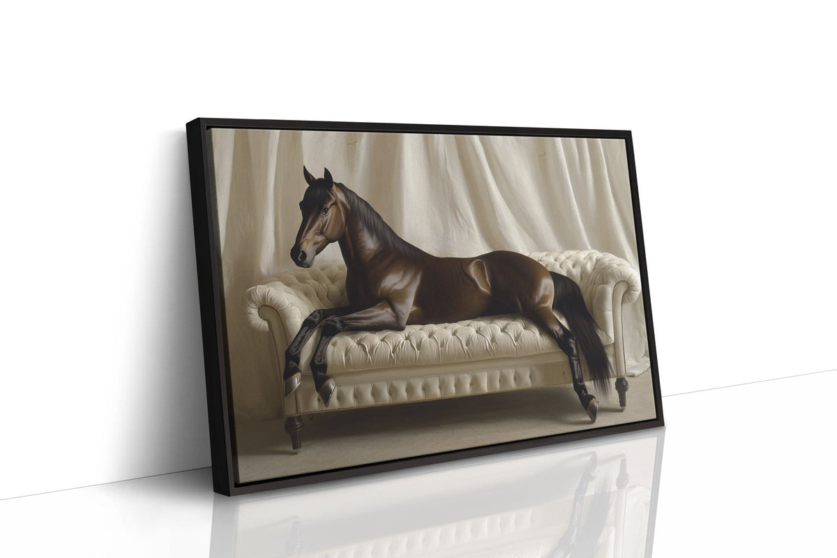 Surreal Horse Lounge Fine Art Print - Quarter Circle AK Boutique