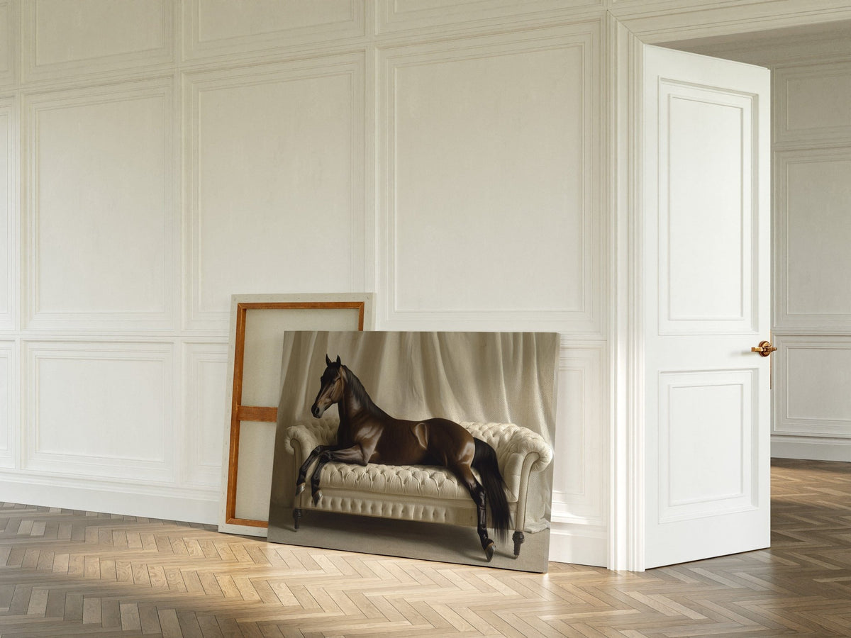 Surreal Horse Lounge Fine Art Print - Quarter Circle AK Boutique