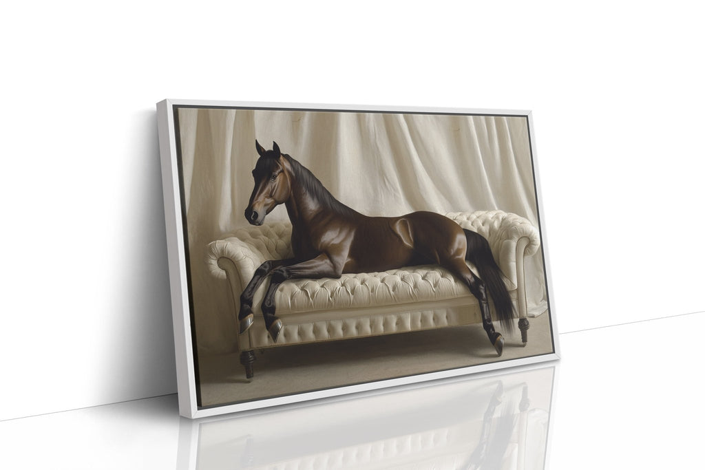 Surreal Horse Lounge Fine Art Print - Quarter Circle AK Boutique