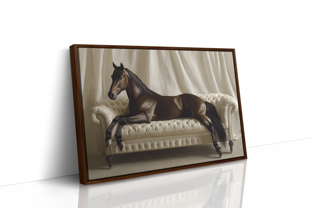 Surreal Horse Lounge Fine Art Print - Quarter Circle AK Boutique