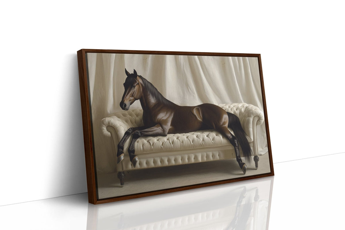 Surreal Horse Lounge Fine Art Print - Quarter Circle AK Boutique