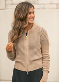 Tate Crochet Open Knit Cardigan - Quarter Circle AK Boutique