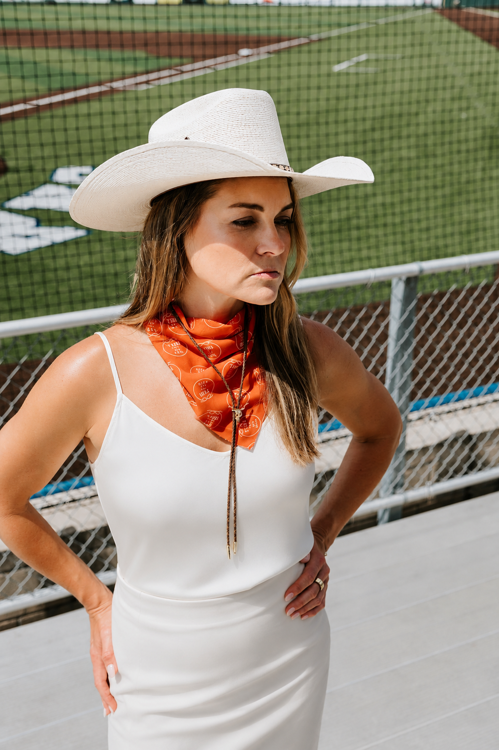 Give 'Em Hell Chiffon Scarf | 20" Square Scarf