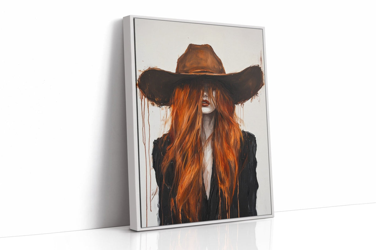 The Firebrand – Western Cowgirl Canvas Art - Quarter Circle AK Boutique