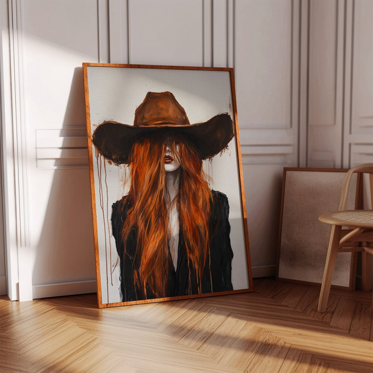 The Firebrand – Western Cowgirl Canvas Art - Quarter Circle AK Boutique