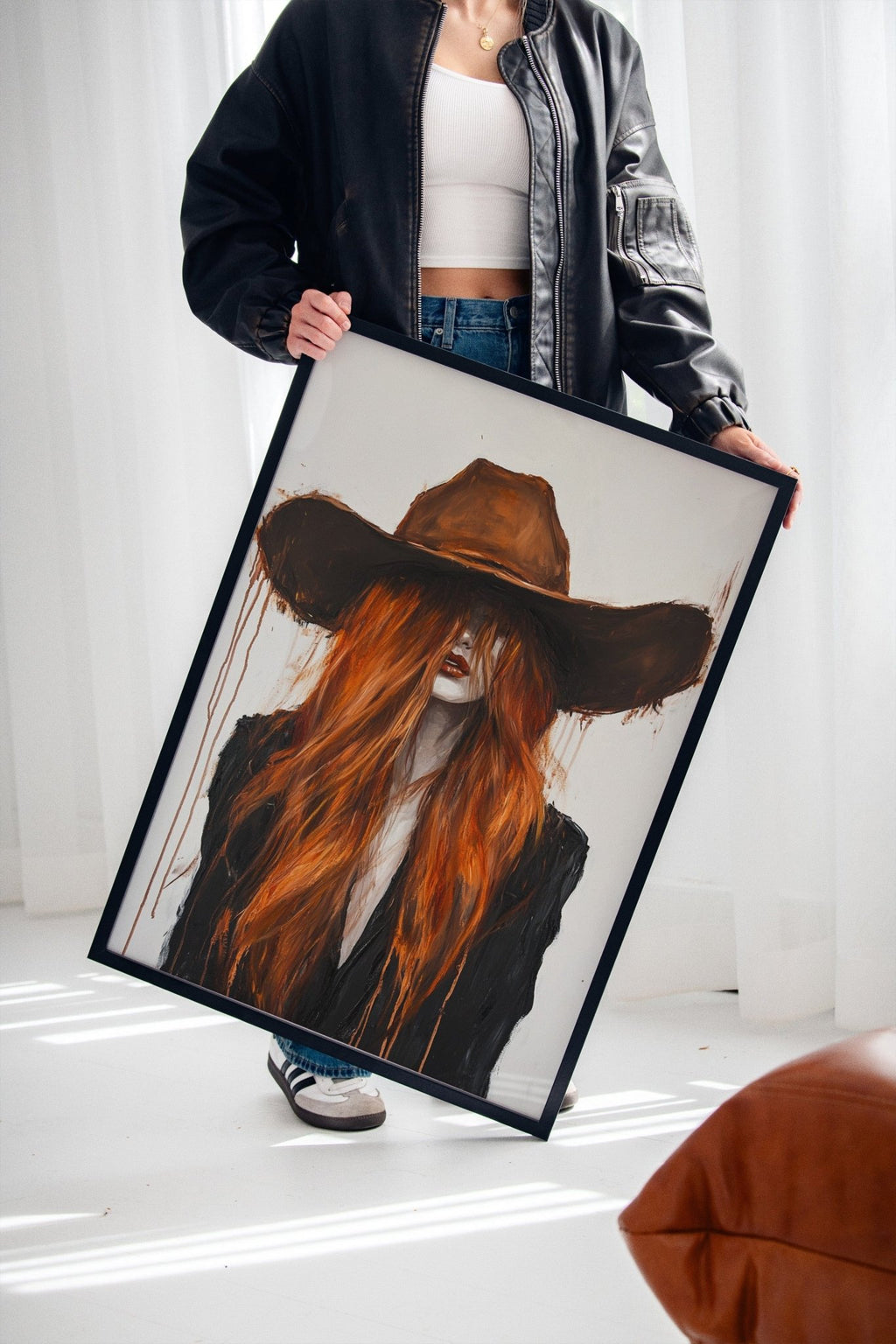 The Firebrand – Western Cowgirl Canvas Art - Quarter Circle AK Boutique