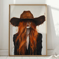 The Firebrand – Western Cowgirl Canvas Art - Quarter Circle AK Boutique