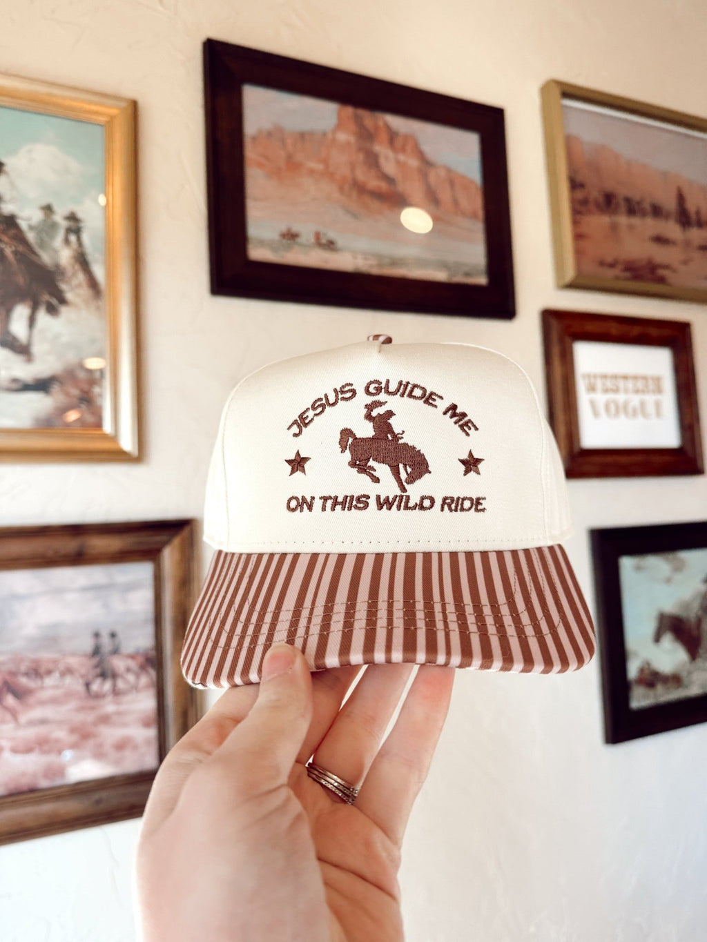 The Jesus Guide Me Baseball Cap - Quarter Circle AK Boutique
