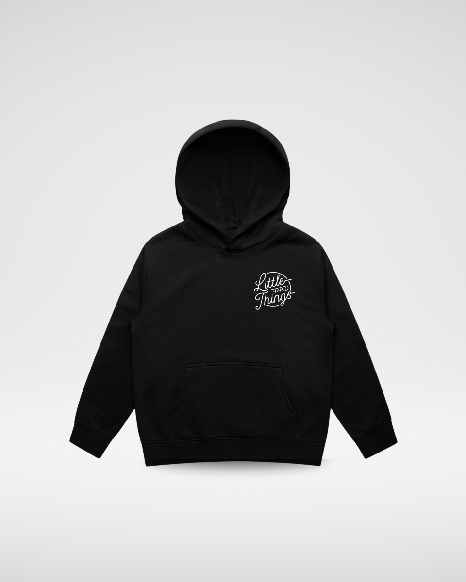 THE RAD CIRCLE LOGO - RECYCLED BLACK