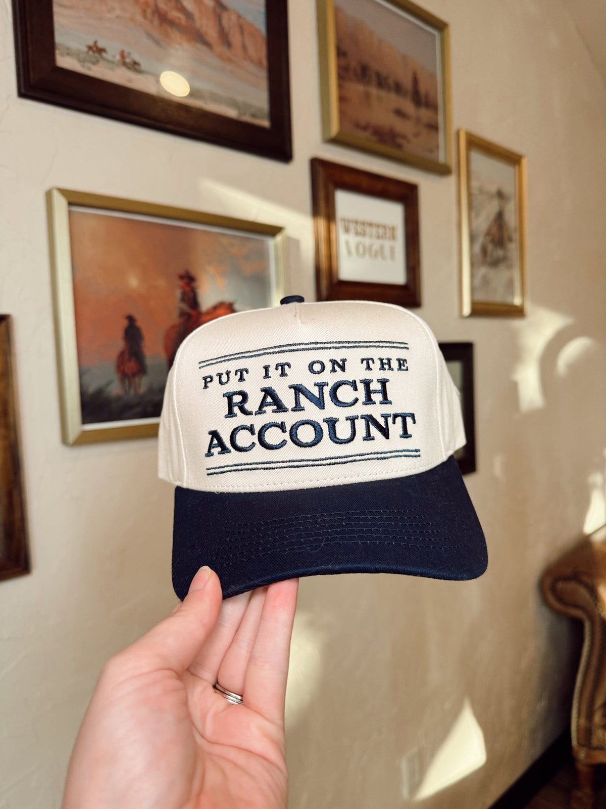 The Ranch Account Baseball Cap - Quarter Circle AK Boutique