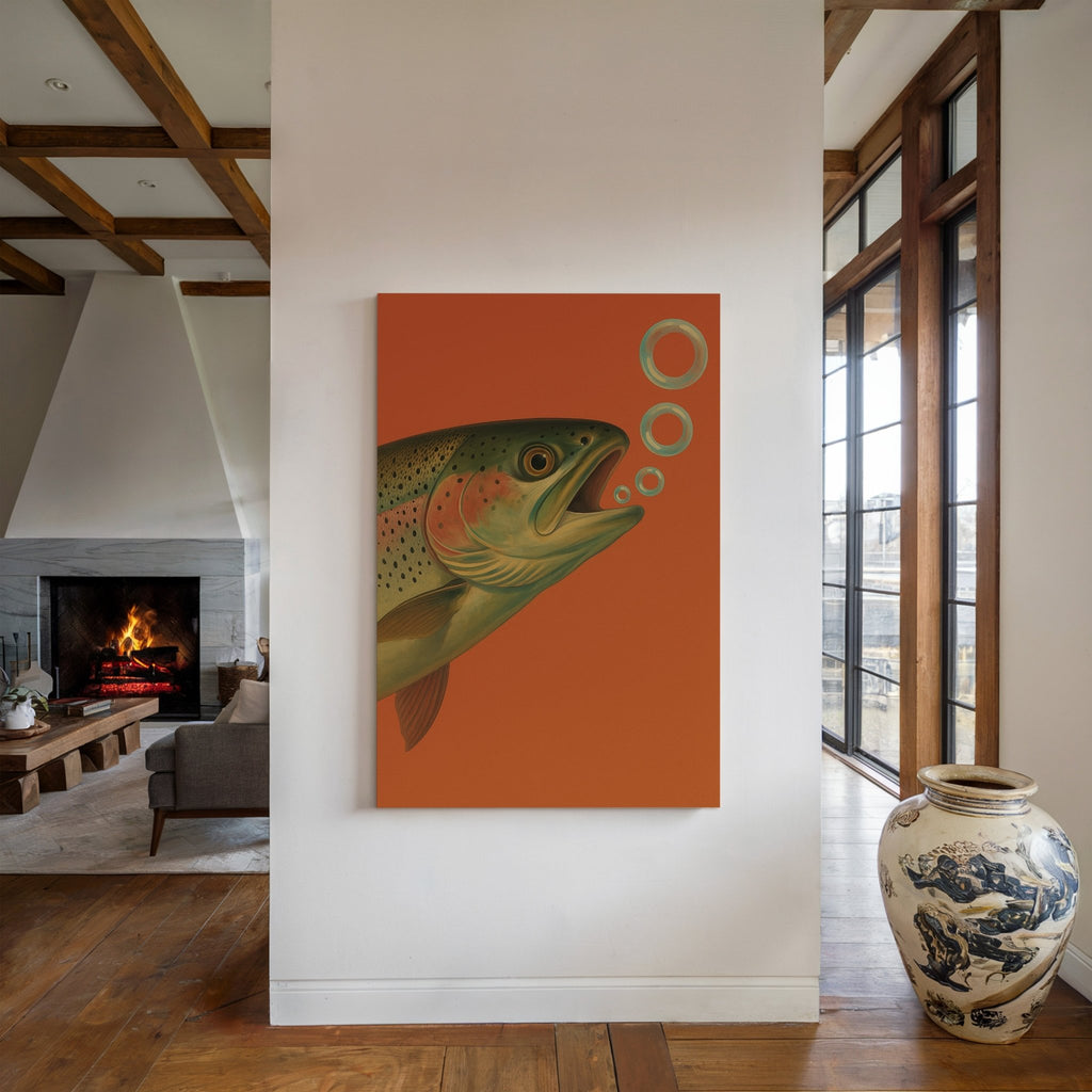 Trout Dreams in Tangerine - Quarter Circle AK Boutique