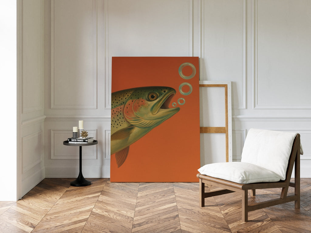 Trout Dreams in Tangerine - Quarter Circle AK Boutique