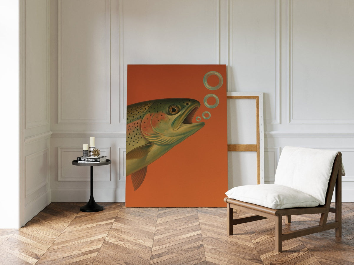 Trout Dreams in Tangerine - Quarter Circle AK Boutique