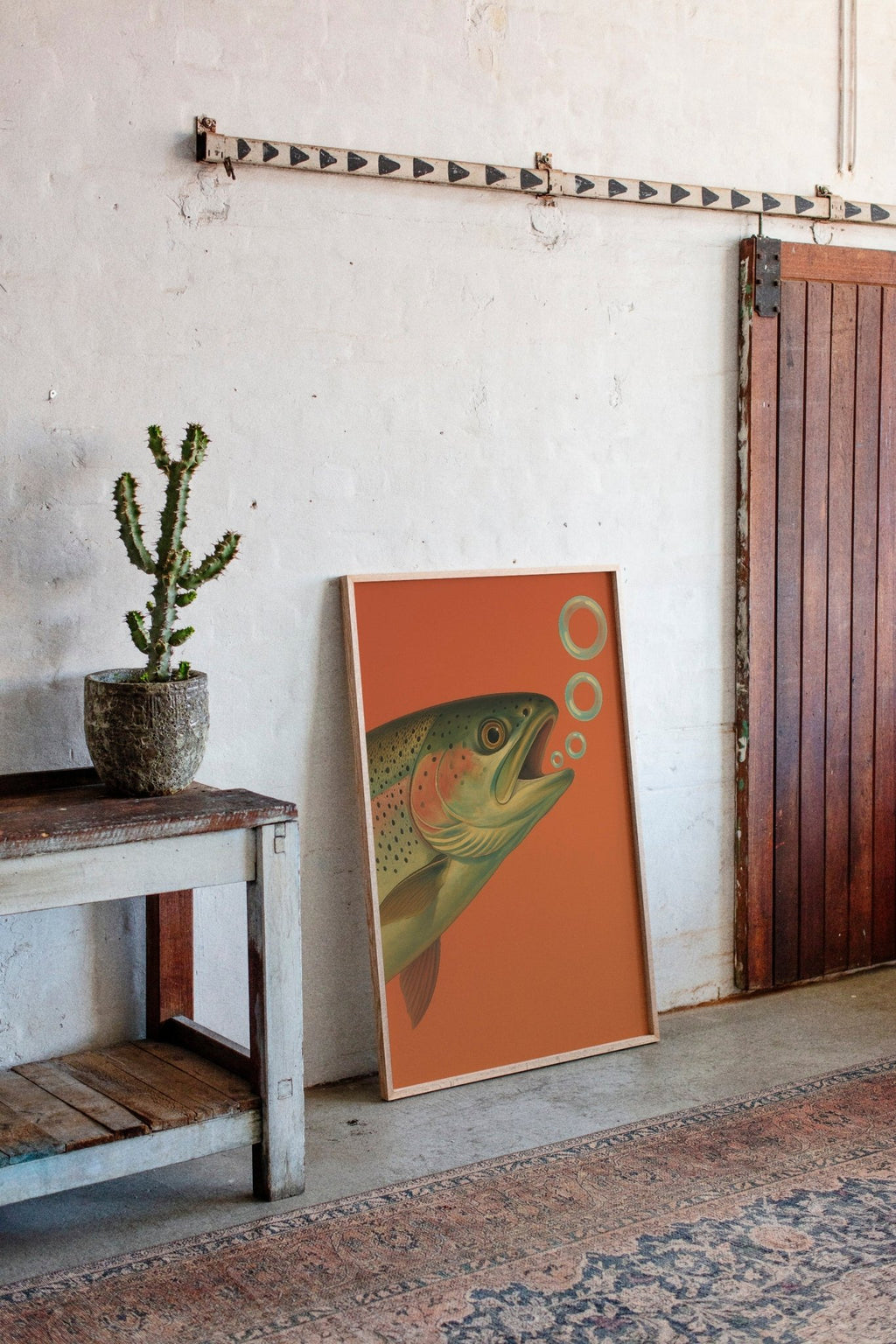 Trout Dreams in Tangerine - Quarter Circle AK Boutique