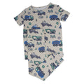 Trucks Diggers Construction Big Kid Pajama S/S - Quarter Circle AK Boutique